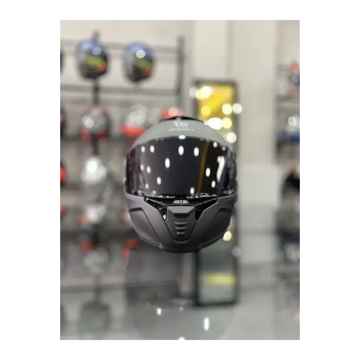 Helmets Thunder 4 Matt Black Kask Şeffaf Vizörlü