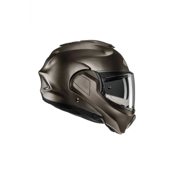 KASK HJC F100 MAT TITANIUM 180 DERECE ÇENE AÇILIR