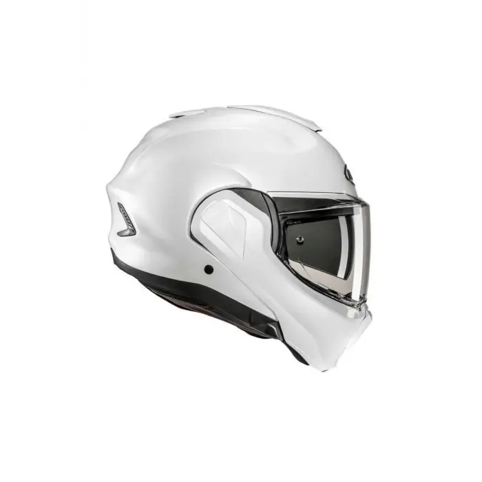 KASK HJC F100 İNCİ BEYAZI 180 DERECE ÇENE AÇILIR