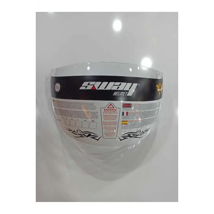 Sw 700 Kask Camı Şeffaf Yarım Kask Vizörü