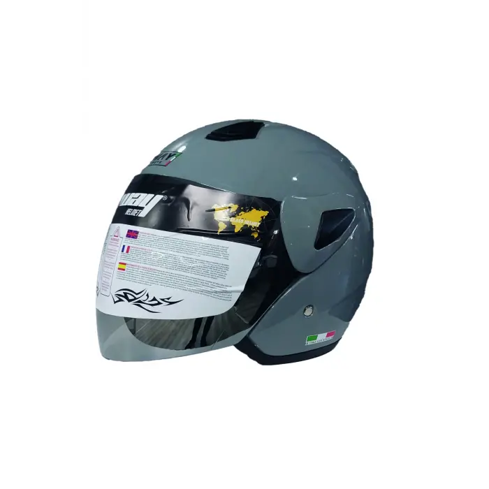 SW-700 AYNA VİZÖR NARDO GRİ YARIM KASK