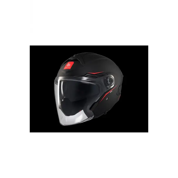 KASK MT COSMO SV ÇENESİZ GÖZLÜKLÜ MAT SİYAH