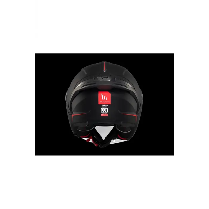 KASK MT COSMO SV ÇENESİZ GÖZLÜKLÜ MAT SİYAH