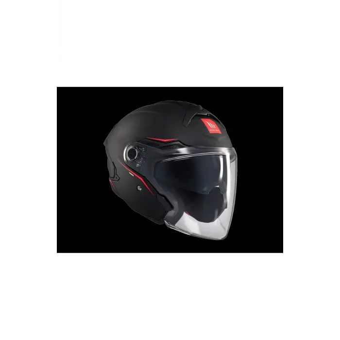 KASK MT COSMO SV ÇENESİZ GÖZLÜKLÜ MAT SİYAH