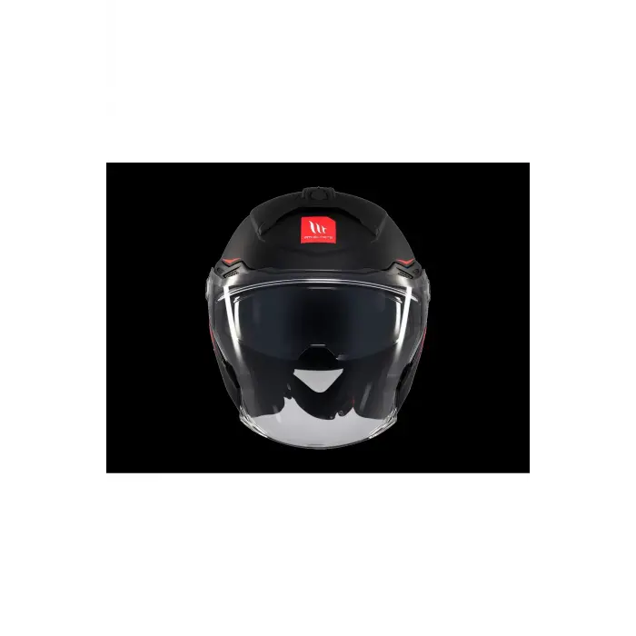 KASK MT COSMO SV ÇENESİZ GÖZLÜKLÜ MAT SİYAH