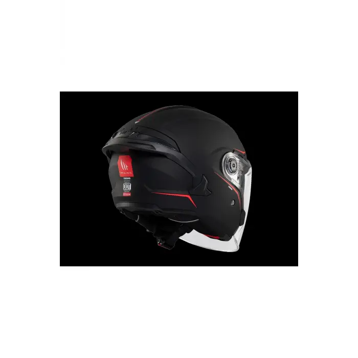 KASK MT COSMO SV ÇENESİZ GÖZLÜKLÜ MAT SİYAH