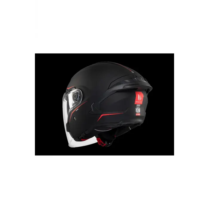 KASK MT COSMO SV ÇENESİZ GÖZLÜKLÜ MAT SİYAH