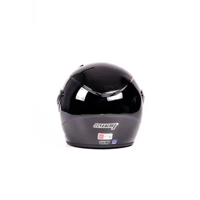 Kask Sw-733-700 Parlak Siyah Aynalı Camlı