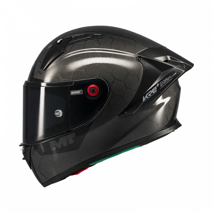 MT KASK FF103BPLUS KRE+ S PURE A1 PARLAK ( KARBON ) + SİYAH VİZÖR