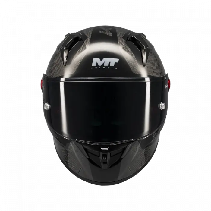MT KASK FF103BPLUS KRE+ S PURE A1 PARLAK ( KARBON ) + SİYAH VİZÖR