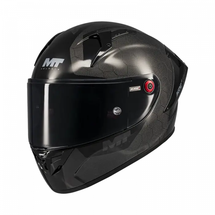 MT KASK FF103BPLUS KRE+ S PURE A1 PARLAK ( KARBON ) + SİYAH VİZÖR