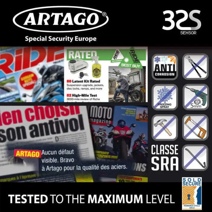 ARTAGO 32S SRA SINIFI ALARMLI DİSK KİLİDİ