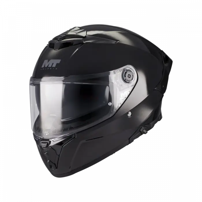 Helmets Thunder 4 Sv Parlak Siyah Motosiklet Kaskı Yeni Seri