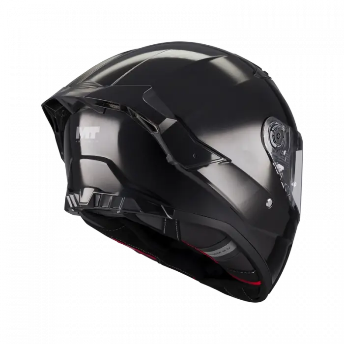 Helmets Thunder 4 Sv Parlak Siyah Motosiklet Kaskı Yeni Seri