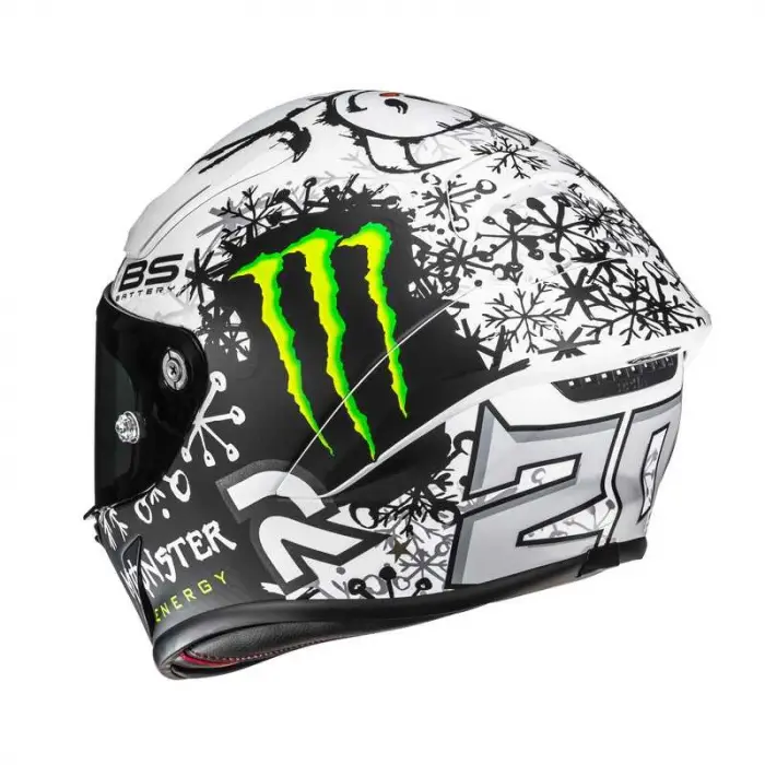 HJC RPHA1 V2 KASK CARBON SNOW DIABLO MC10SF