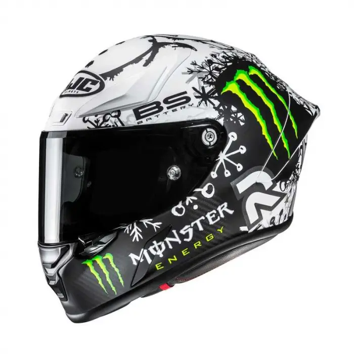HJC RPHA1 V2 KASK CARBON SNOW DIABLO MC10SF