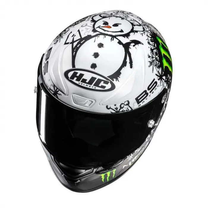 HJC RPHA1 V2 KASK CARBON SNOW DIABLO MC10SF