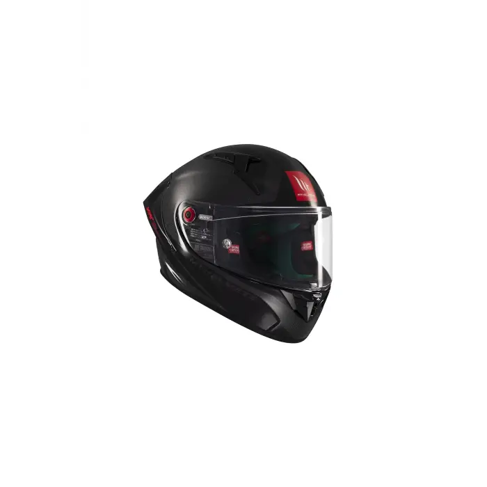 MT KASK FF103BPLUS KRE+ S PURE A1 PARLAK ( KARBON ) + SİYAH VİZÖR