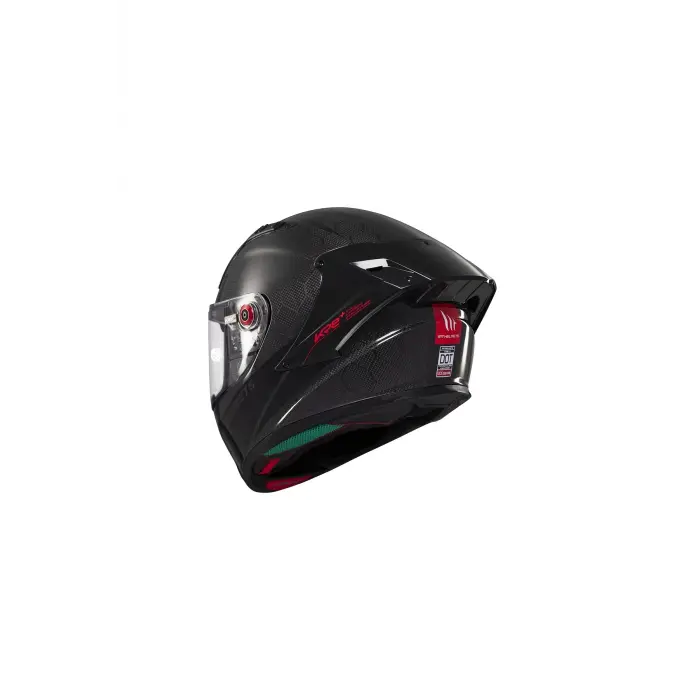 MT KASK FF103BPLUS KRE+ S PURE A1 PARLAK ( KARBON ) + SİYAH VİZÖR