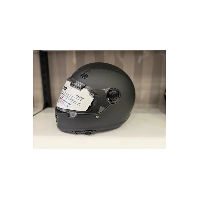 Kask Mt Jarama Sv Mat Siyah Cafe Racer