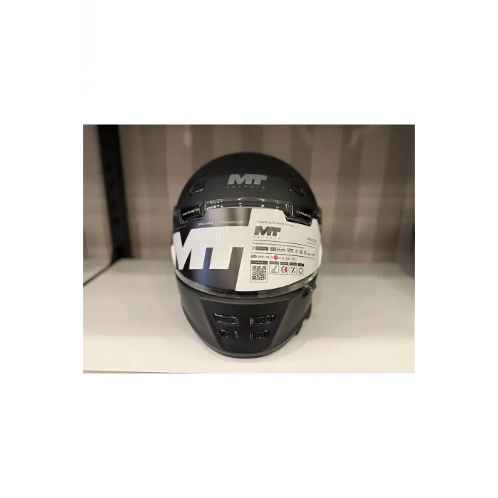 Kask Mt Jarama Sv Mat Siyah Cafe Racer