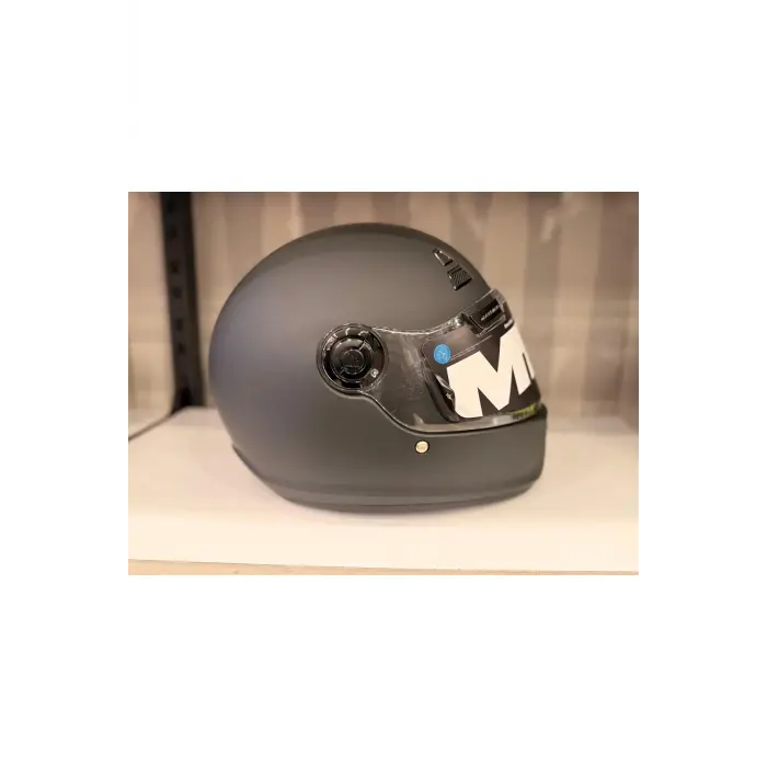 Kask Mt Jarama Sv Mat Siyah Cafe Racer