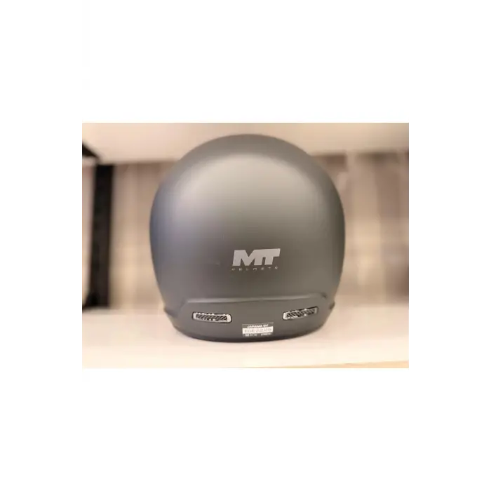 Kask Mt Jarama Sv Mat Siyah Cafe Racer