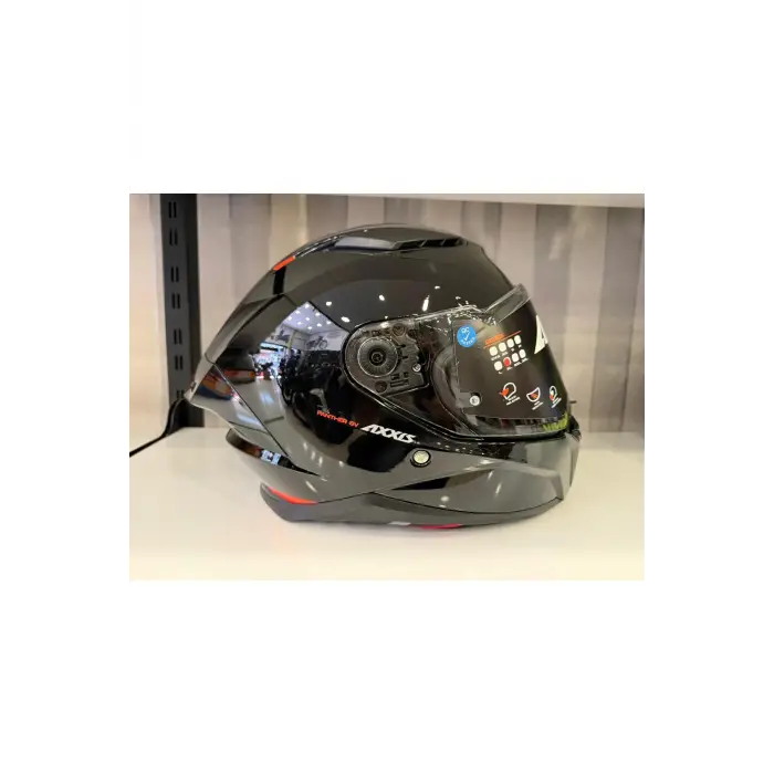 KASK PANTHER SV SOLID A1 PARLAK SIYAH