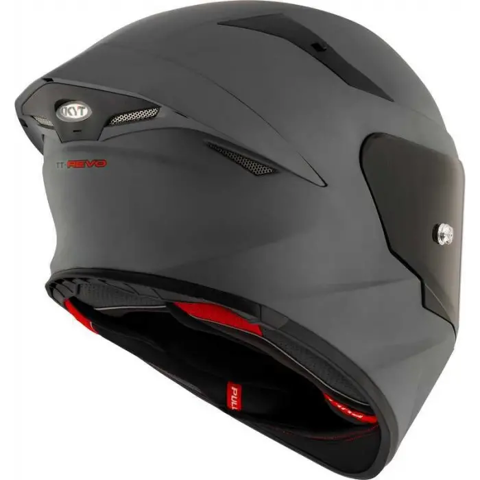 KYT TT-REVO KASK PLAIN MATT GRL GREY