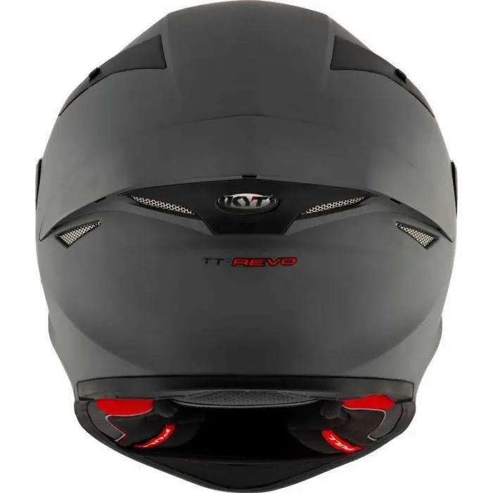 KYT TT-REVO KASK PLAIN MATT GRL GREY