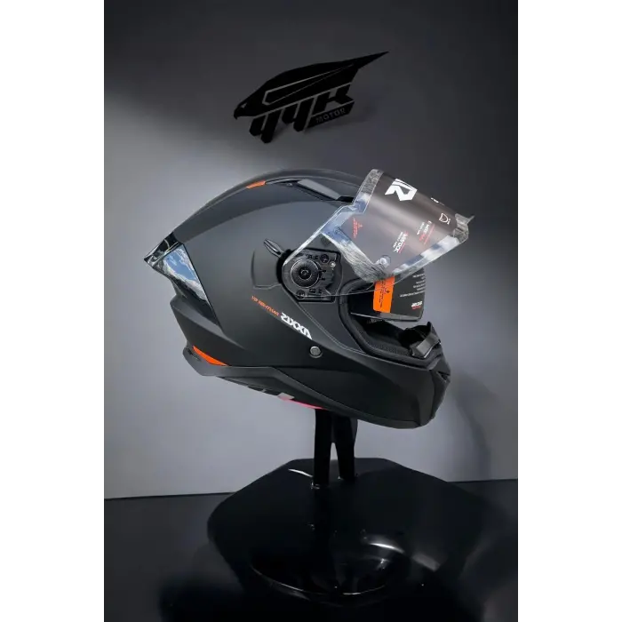 Panther Sv A1 Matt Black Motosiklet Kaskı