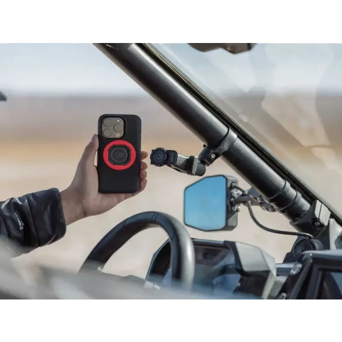 QUADLOCK 360 TUTUCU BAŞLIK KISA SİYAH
