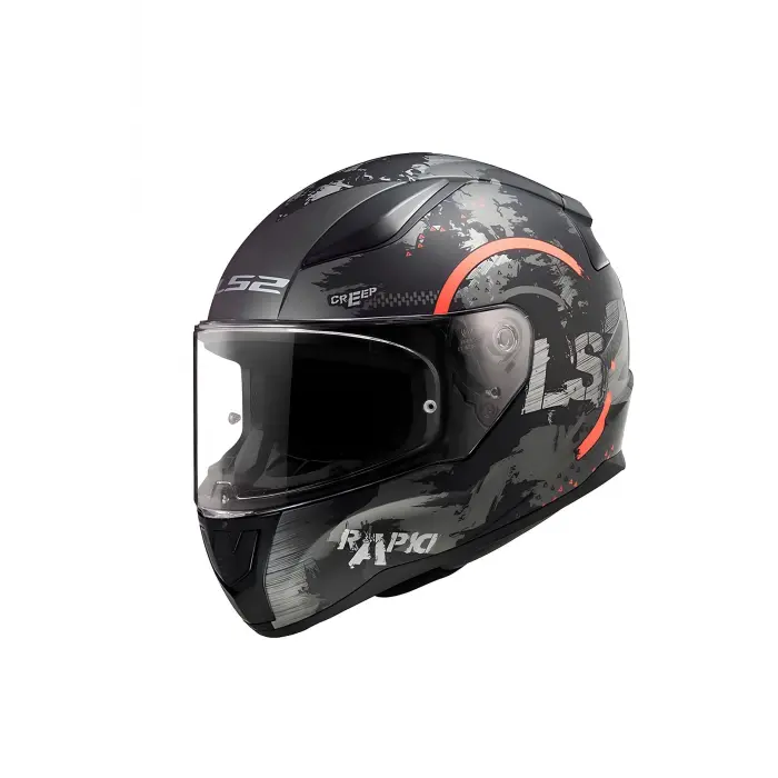 RAPID 2 CIRCLE MAT SİYAH-KIRMIZI KASK