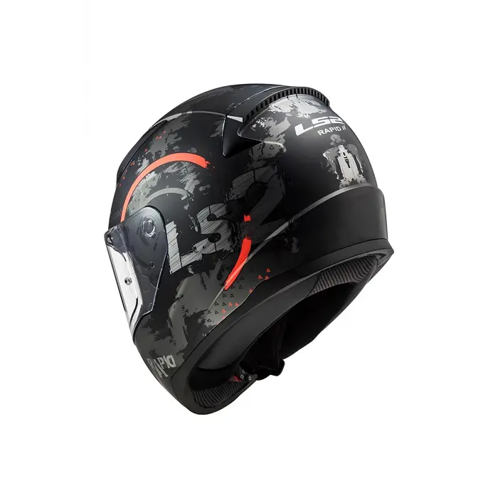 RAPID 2 CIRCLE MAT SİYAH-KIRMIZI KASK