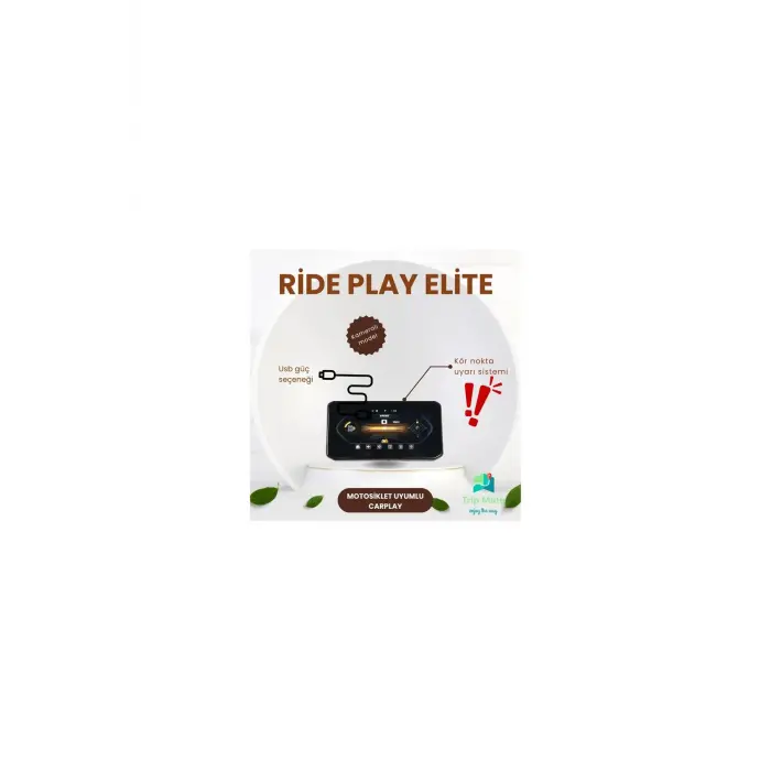Ride Play Elite Kameralı Motosiklet CarPlay ve Android Auto