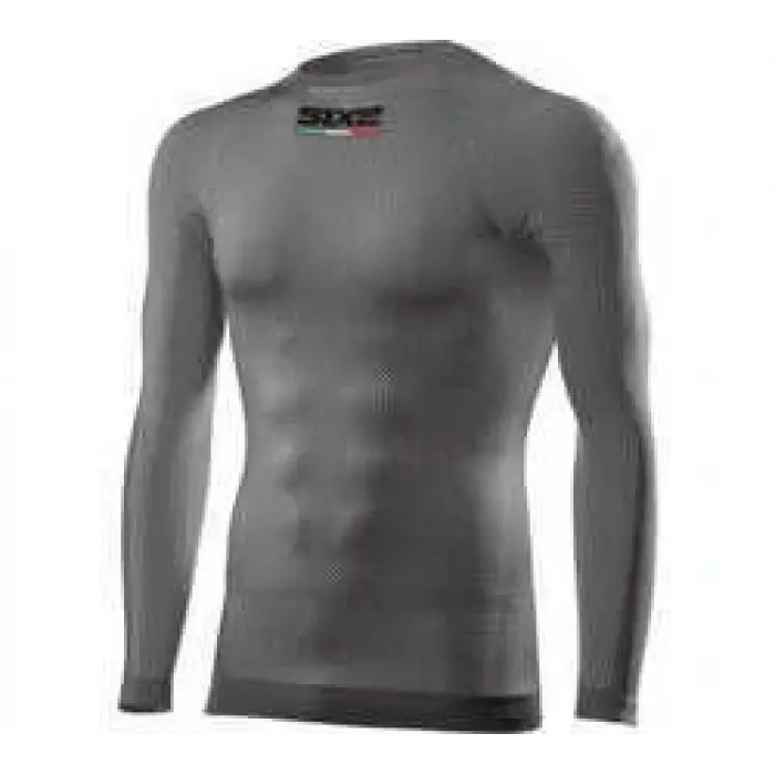 SIX2 TS2 4 MEVSİM TERMAL UZUN KOLLU T-SHIRT KOYU GRİ