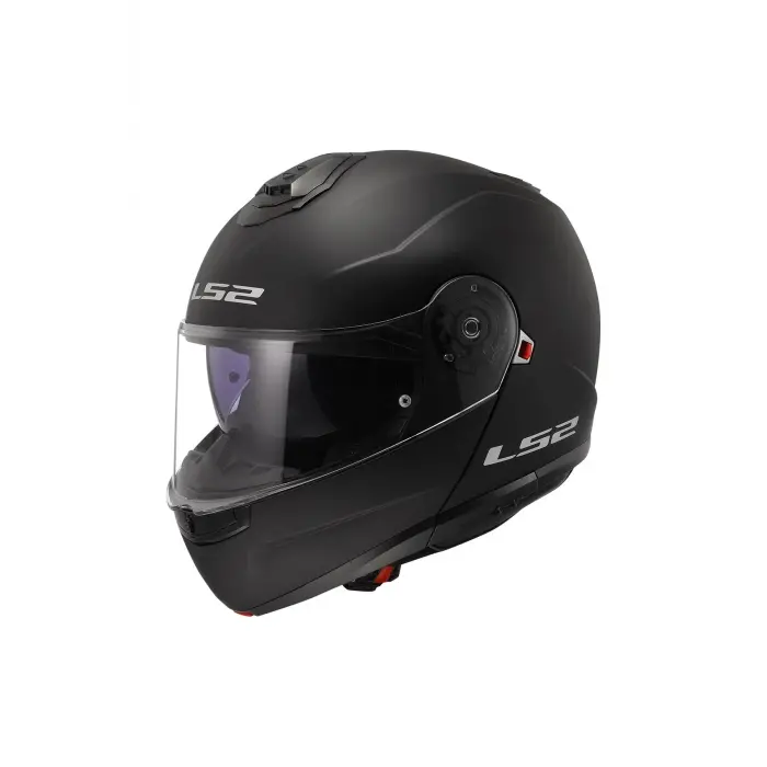 Strobe 2 Çene Açılır Mat Siyah Kask