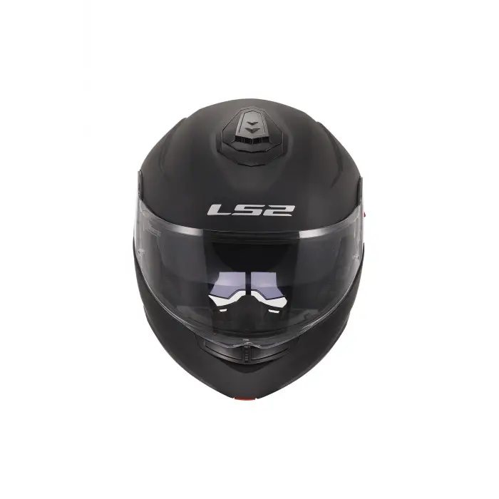 Strobe 2 Çene Açılır Mat Siyah Kask