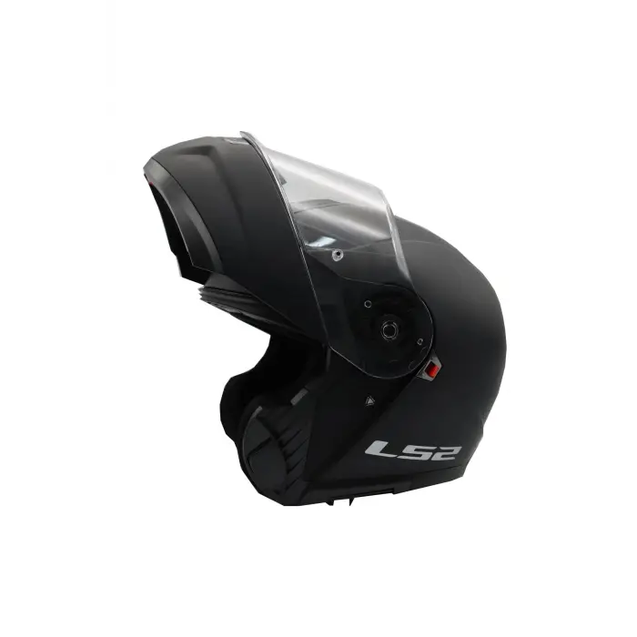 Strobe 2 Çene Açılır Mat Siyah Kask