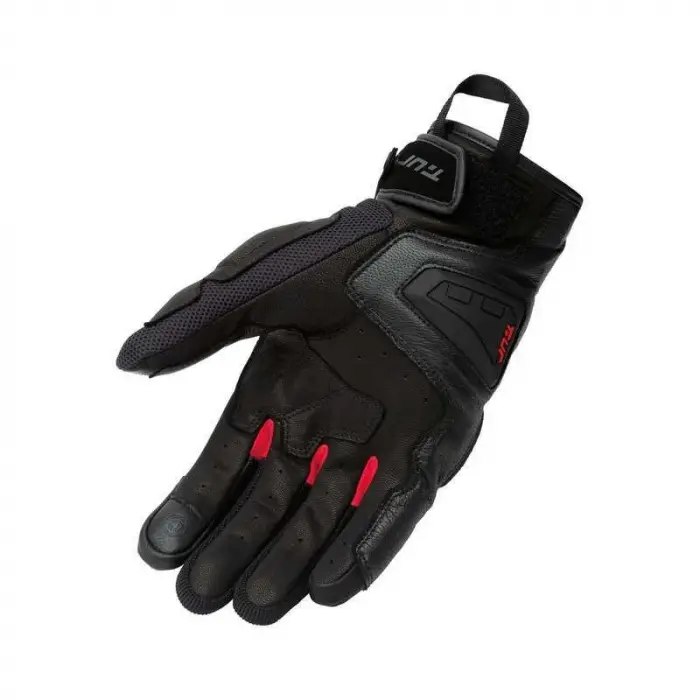 T.UR G-FOUR ELDİVEN SİYAH KIRMIZI