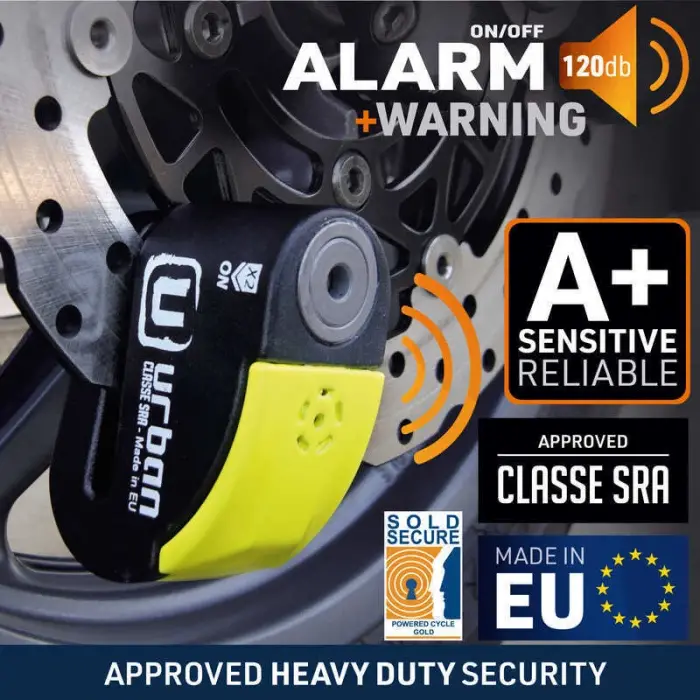 URBAN SECURITY UR10 SRA ALARMLI DİSK KİLİDİ