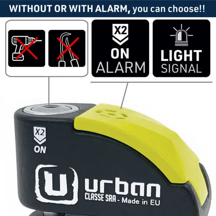 URBAN SECURITY UR10 SRA ALARMLI DİSK KİLİDİ