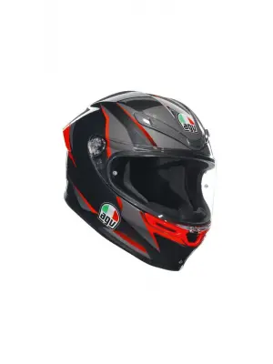 KASK/K6 S MPLK SLASHCUT BLK GREY RED