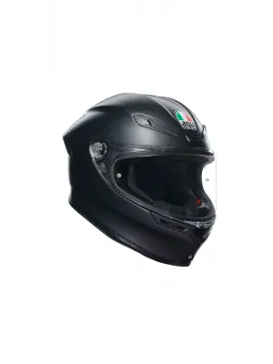 K6 S Mono Matt Black Kapalı Kask