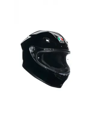 K6 S Black Mono Kapalı Kask