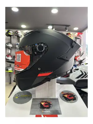 Helmets Thunder 4 SV Mat Siyah Full Face Motosiklet Kaskı