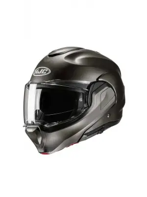KASK HJC F100 MAT TITANIUM 180 DERECE ÇENE AÇILIR