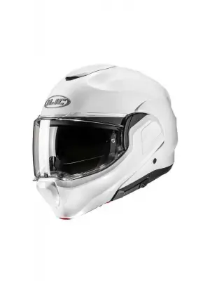 KASK HJC F100 İNCİ BEYAZI 180 DERECE ÇENE AÇILIR