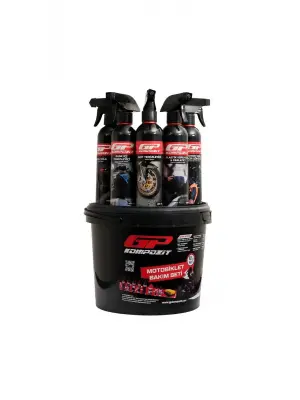 Gp Kompozit 11 Parça Motosiklet Bakım Ve Temizlik Seti