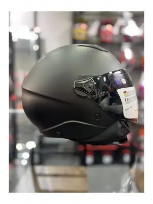 SW 765 MATT SİYAH GÜNEŞ VİZÖRLÜ (ŞEFFAF VİZÖRLÜ)